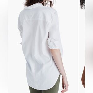 Madewell Drapey Oversized Button Down Boy Shirt